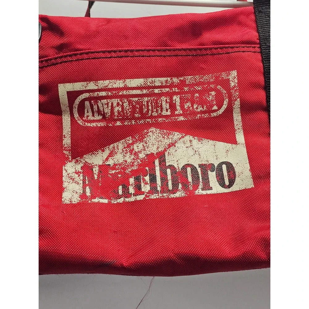 Vintage 1990 Marlboro Adventure Team‎ Duffle Bag Red - Pre-loved